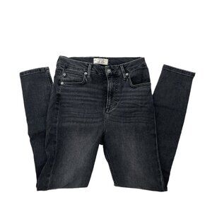 FREE PEOPLE || We the Free | Black Denim Stretch Skinny Jeans W27